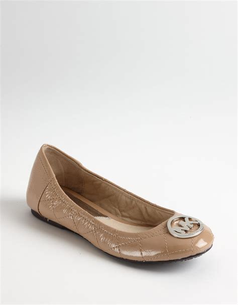 michael michael kors quilted fulton ballet flats|Michael Kors melody ballet flats.